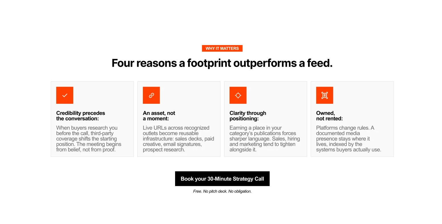 The why section of Dillon Kivo's landing page